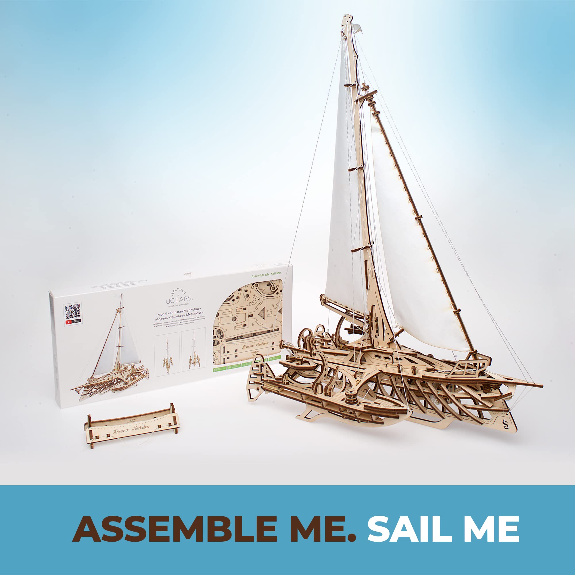 UGEARS - TRIMARAN MERIHOBUS | La Règle du Jeu UGEARS - TRIMARAN MERIHOBUS | La Règle du Jeu