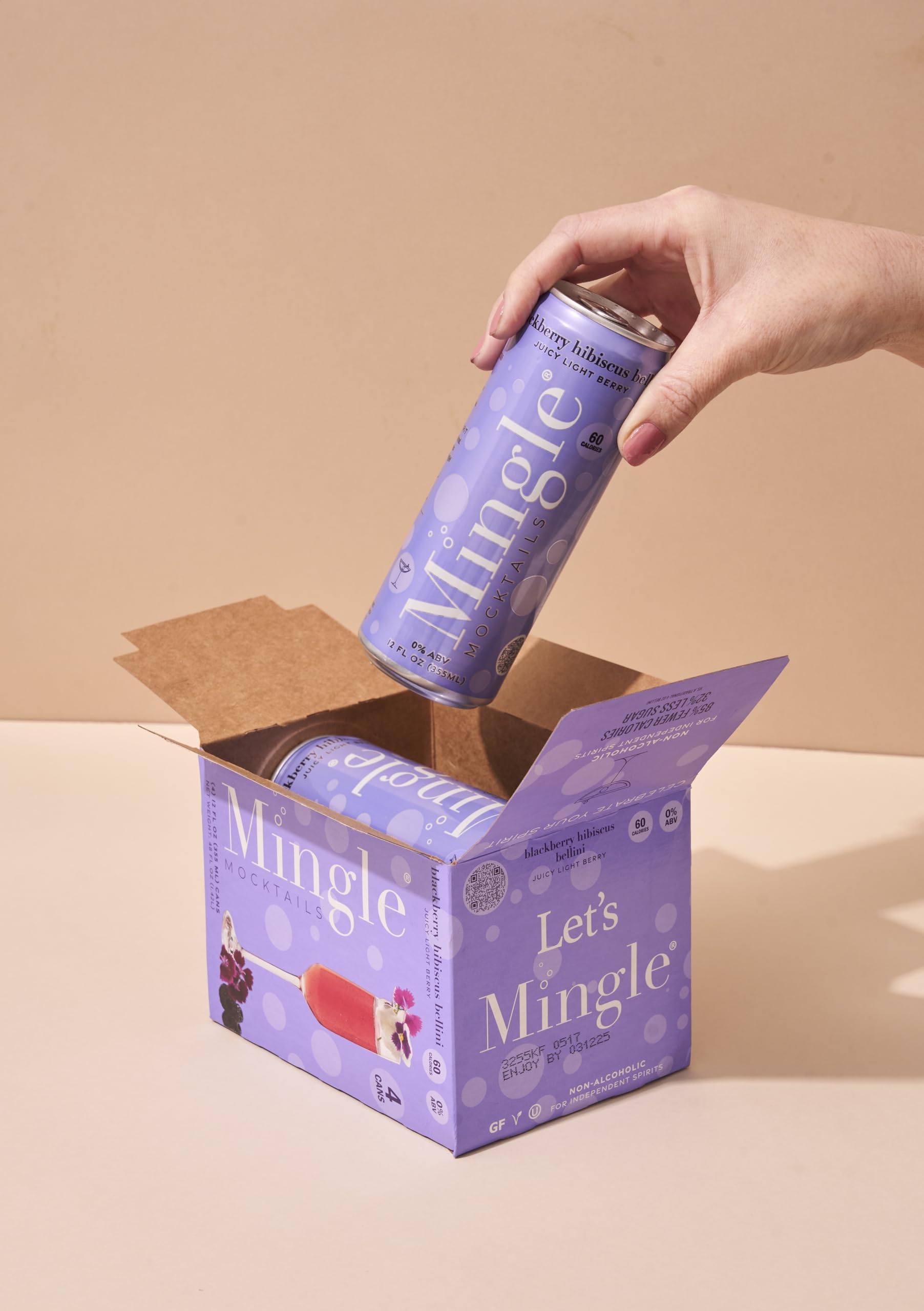 Amazon.com : Mingle Mocktails Blackberry Hibiscus Bellini Non