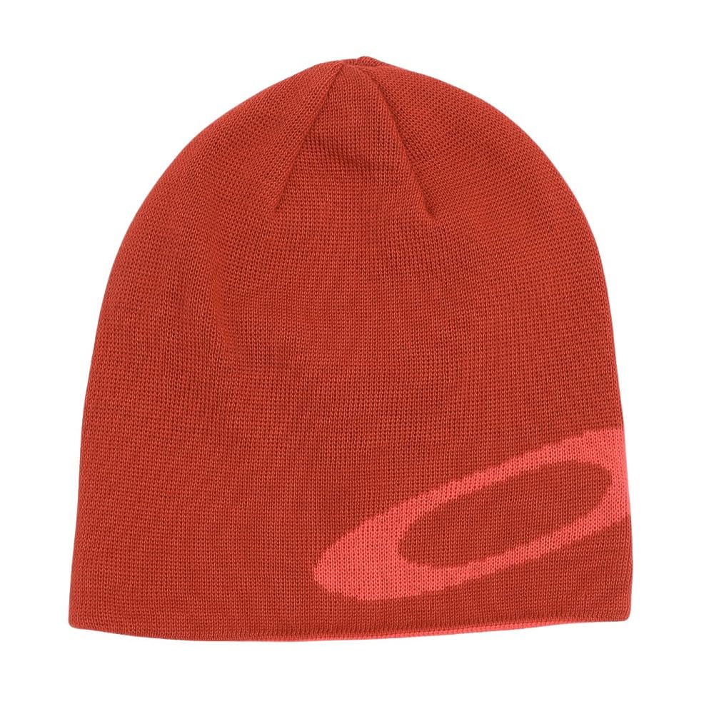 Oakley Men's Beanie Ellipse Hat, Red Fire, One Size