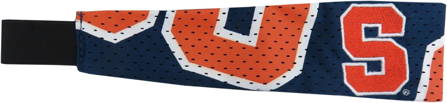 Littlearth Unisex-Adult NCAA Syracuse 1 Jersey FanBand Headband, Team Color, One Size, (100404-SYRC-1)