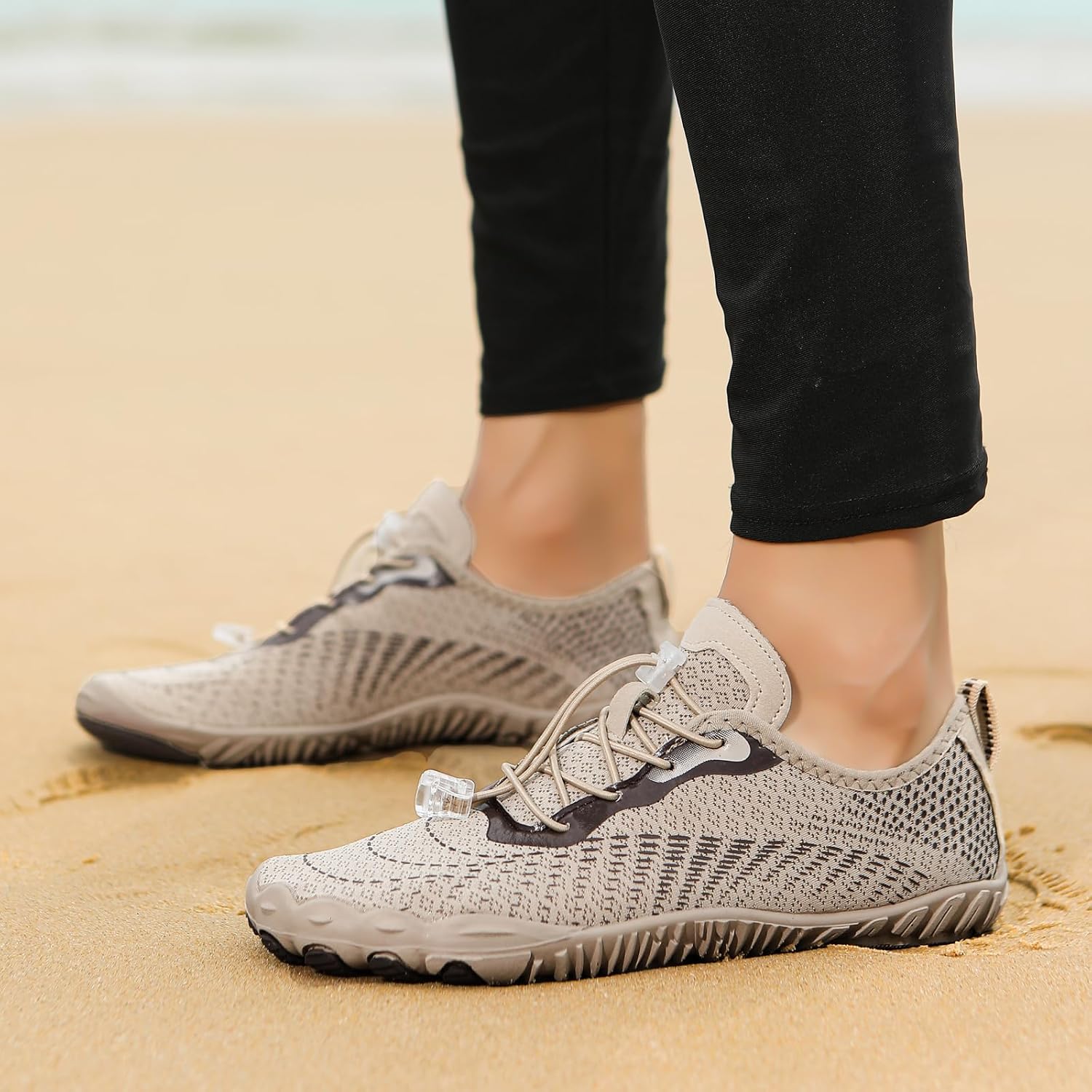 Kubbon Womens Mens Barefoot Shoes Breathable Non Slip Athletic Footwear Wide Toe Box Zero Drop Outdoor Cross Training Shoe Hike Barefoot Sneakers