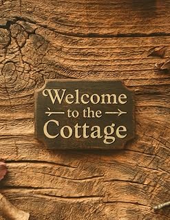 'Welcome to the Cottage' Holiday Vacation Guest Book: Vacation Home Rental Bed & Breakfast Review Logbook for Families & Guests