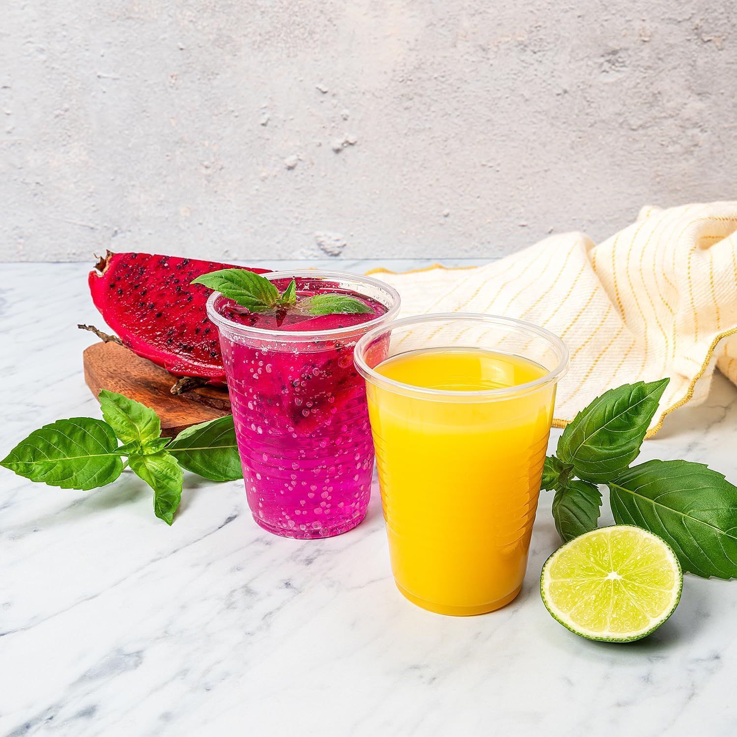 Bluetable 5 oz Cups Disposable Plastic Bulk 1200 Case – Small Medicine Cups 5 Ounce Bathroom Cups Translucent cup 5 oz. Water Dispenser Clear Drinking Cup [1200 Pack/Case] - Image 3