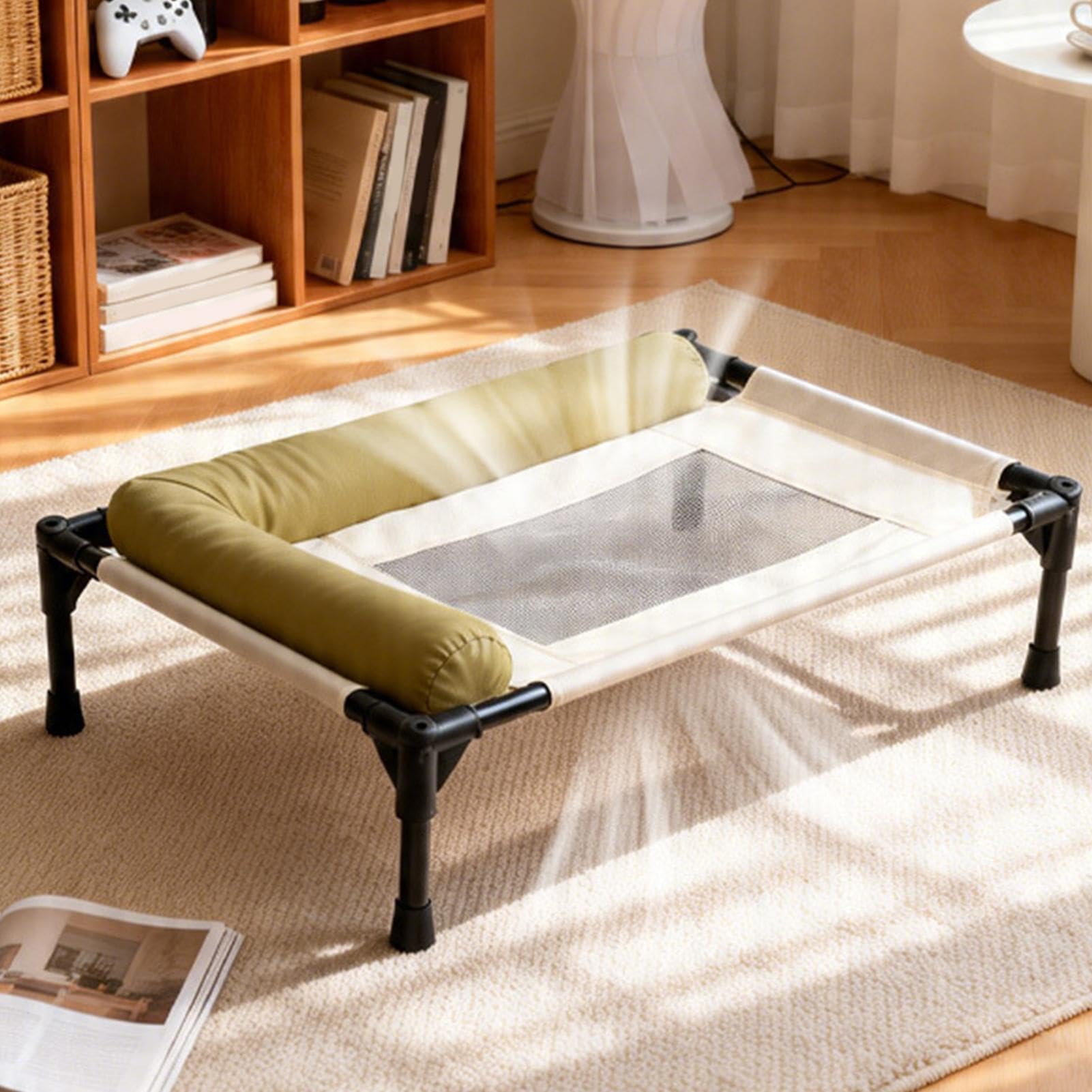 Erhöhtes Hundebett Waschbar, Kühlend, Atmungsaktiv | Outdoor Kühlende Hundeliege Bett Für Katzen Welpen, Auf Terrasse, Rasen, , Camping, Boden, Zu Hause, Am Bett, Auf Dem
