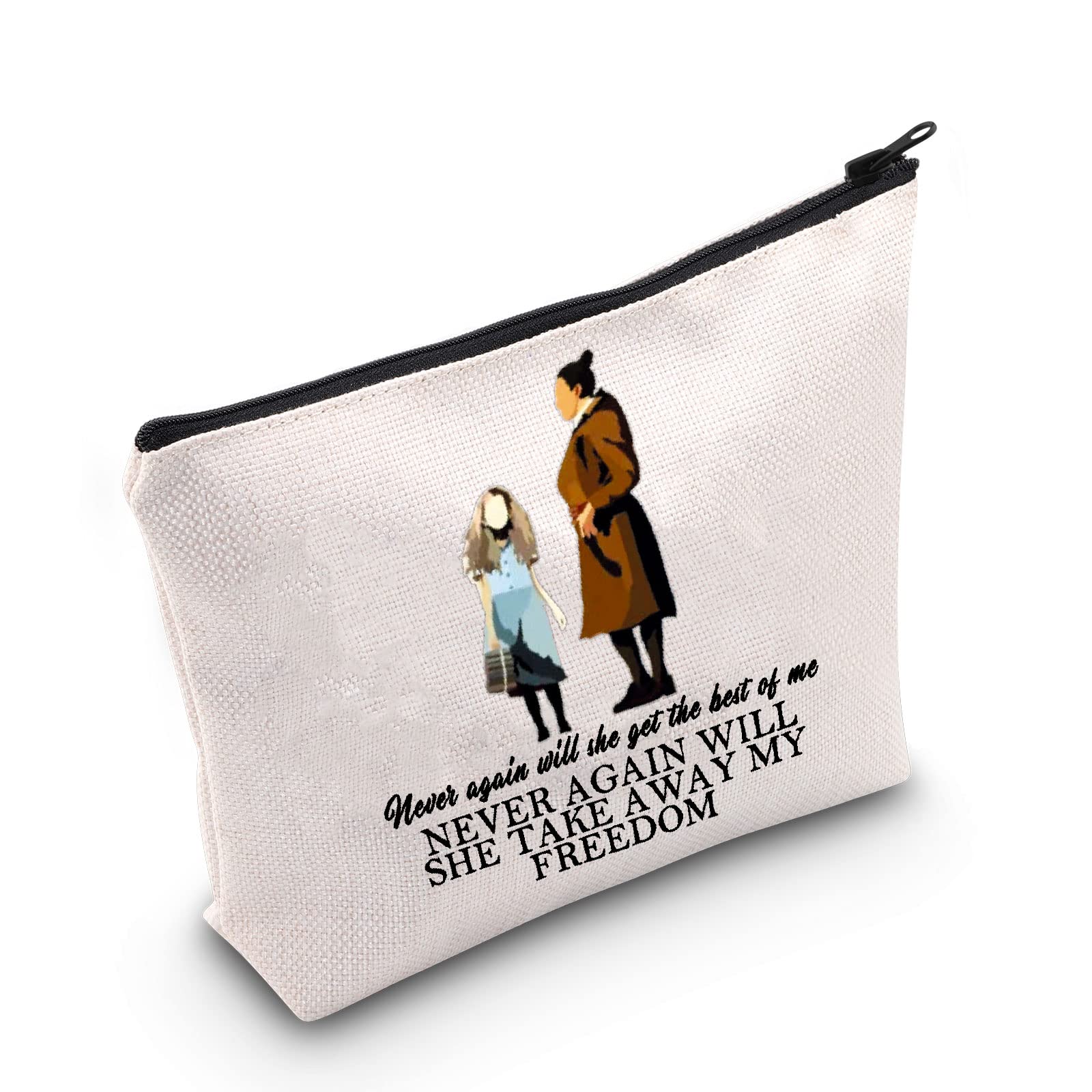 POFULL Matilda Musical Inspired Gift Theatre Broadway Cosmetic Bag Opening Night Gift (Never again will Cosmetic Bag)