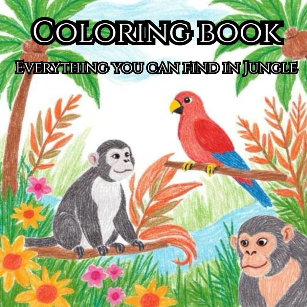 Amazing Animals Coloring Book for Kids: Fun Animal Pictures to Color for Ages 3-6