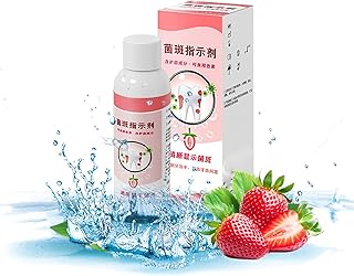 Plaque Disclosing Agent, 60ml Dental Plaque Indicator with Scale Cup, Oral Tartar Test Examination for Kids or Adults Teeth, Plaque Identifying, Care About Your Dental Hygiene