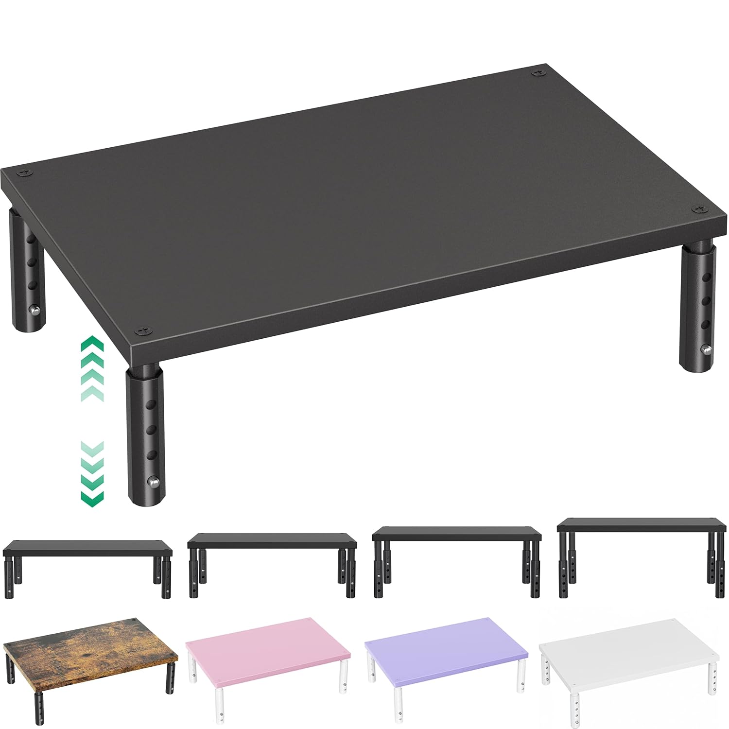 OPNICE Desk Organizers and Accessories Adjustable Computer Monitor Stand Riser Laptop Stand for Desk Office Desk Accessories Workspace