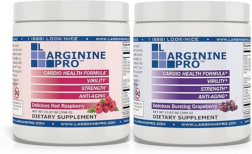 L-arginine Pro, Suplemento de L-arginina - 5,500 mg de L-arginina Plus 1,100 mg de L-citrulina