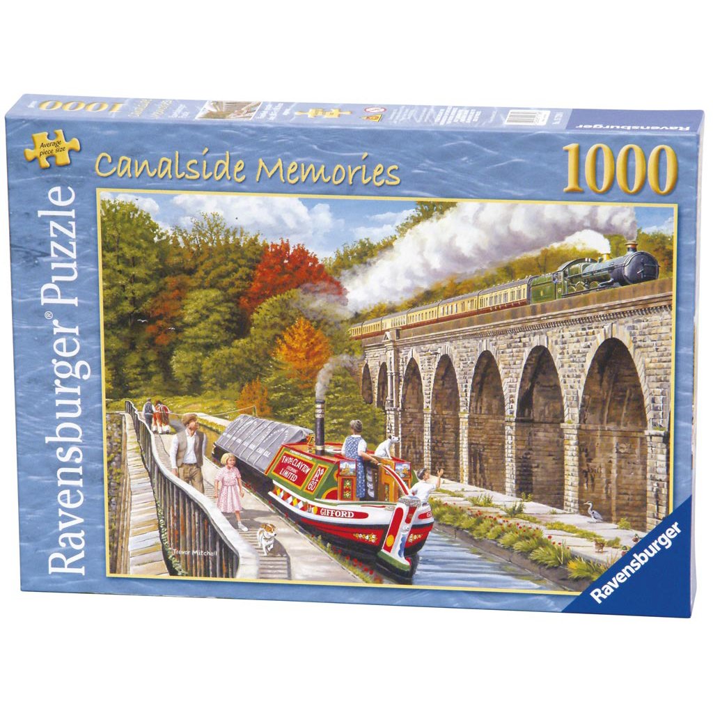Ravensburger Canalside Memories 1000 piece jigsaw puzzle