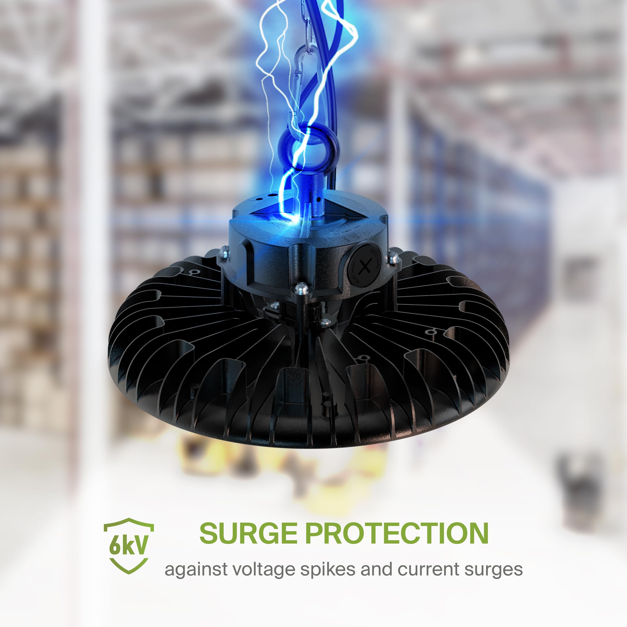 ASD LED High Bay UFO Light Fixture, Commercial Shop Lighting