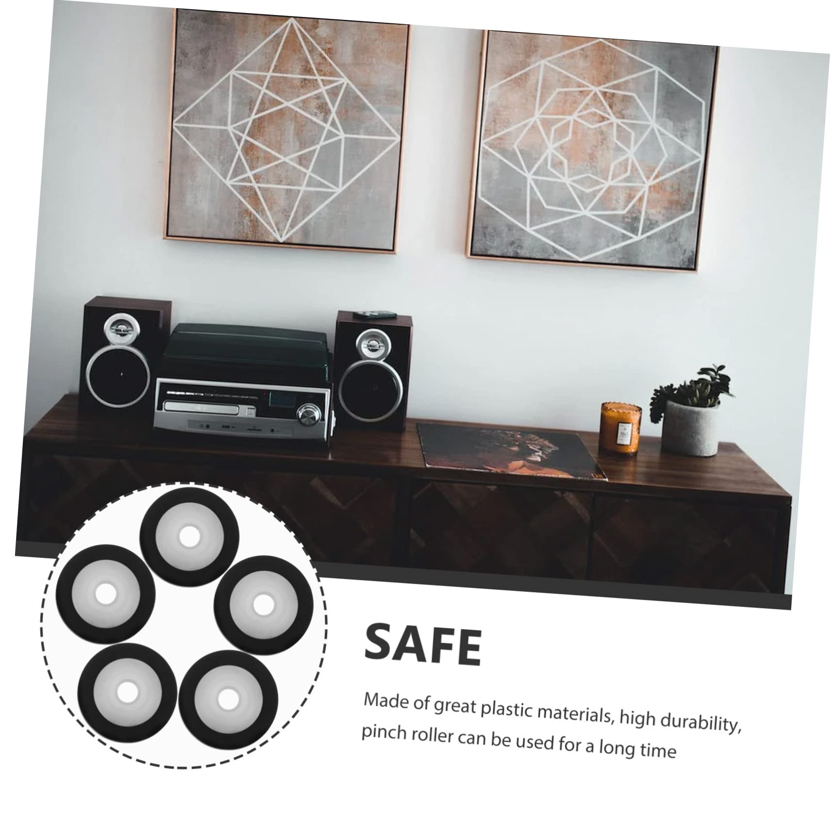 Rulli Pressione Per Lettore Cassette - Confezione Da 5, Manutenzione Registratore