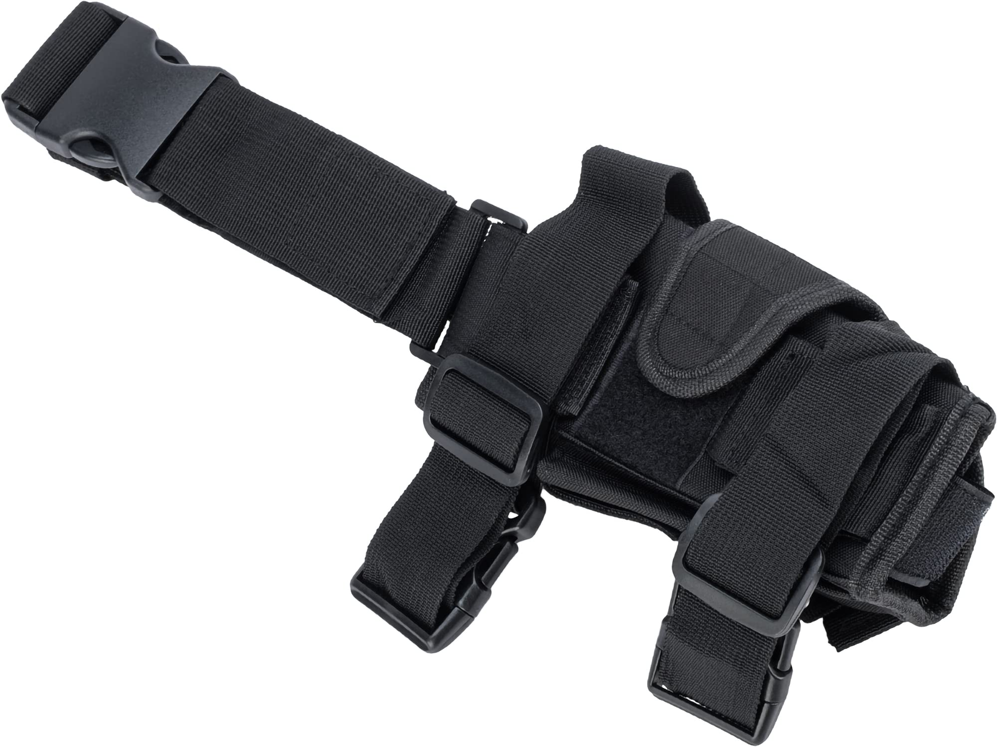 Evike Airsoft - Matrix Tornado Universal Tactical Thigh/Drop Leg Holster (Color: Black/Right)