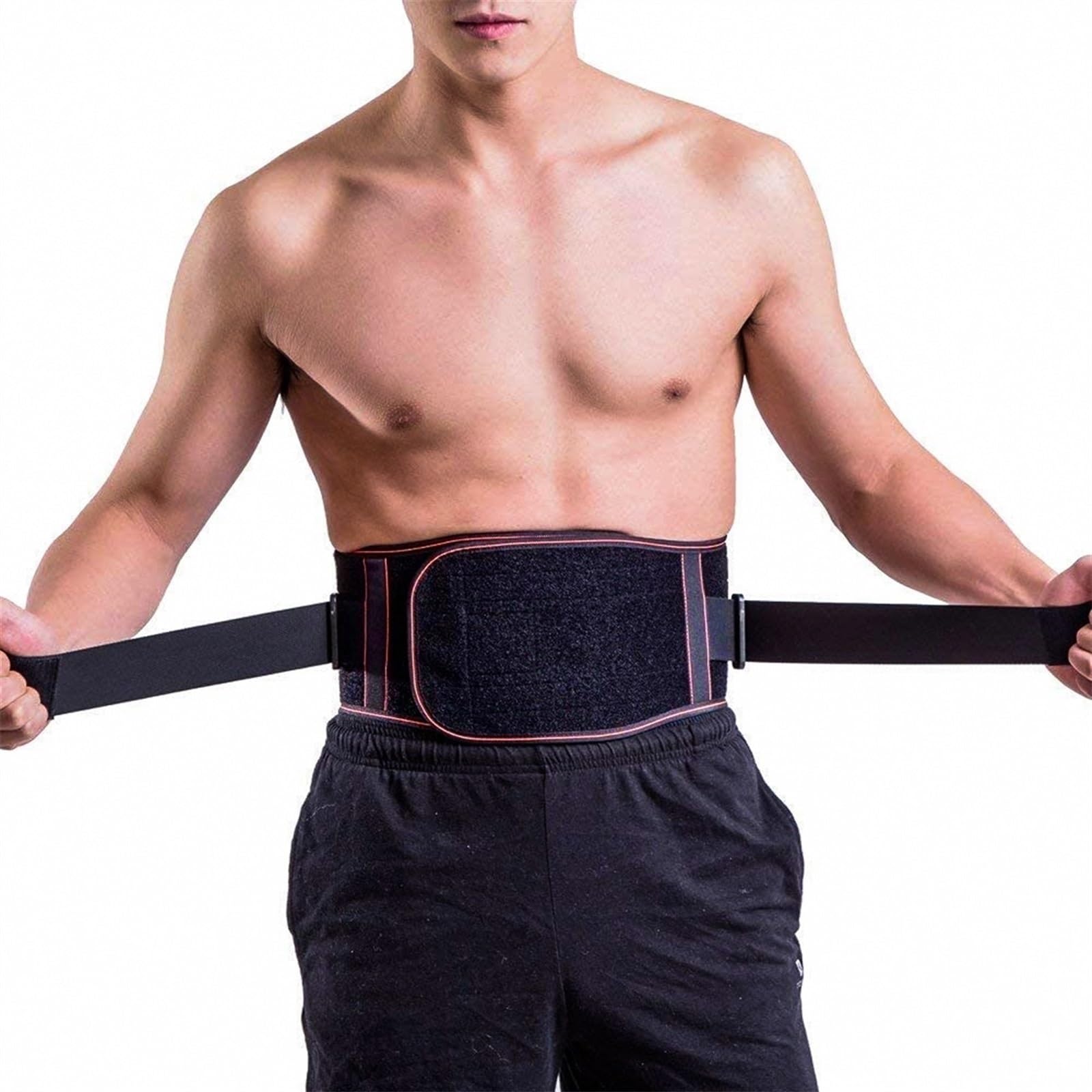 Tirantes for espalda baja, faja de cintura de entrenamiento, soporte de columna vertebral, cinturones de gimnasio, cinturón de Soporte Lumbar de cintura transpirable, Corrector deportivo de levantamie