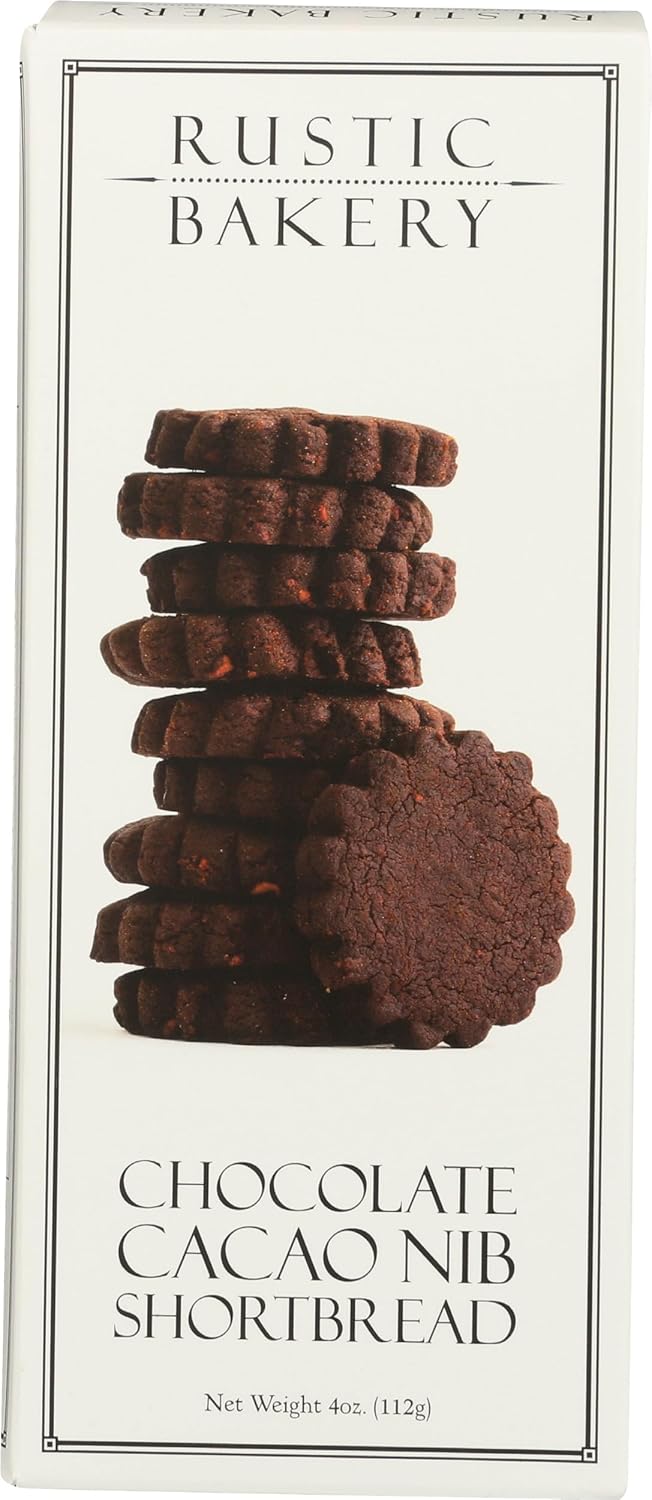 Rustic Bakery, Galletas de Chocolate y Cocoa Nib, 4 oz