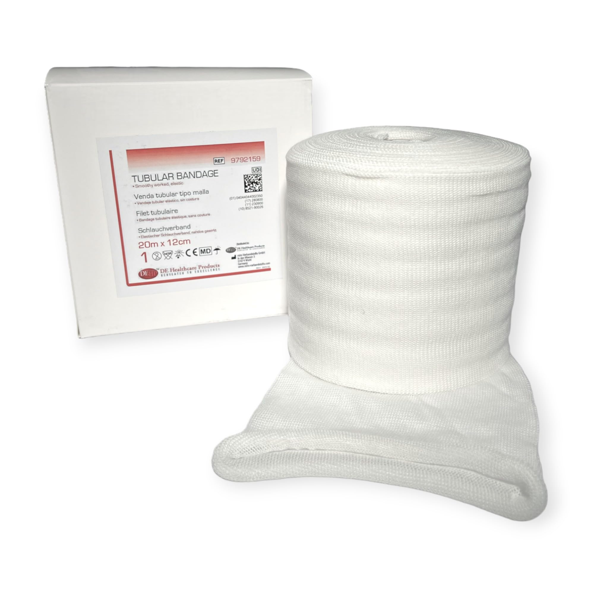 3M MS02 Schlauchverband – Trikotschlauch, 5 Cm X 22,8 M, In Ideal-Qualität – Für Schutz Und Fixierung