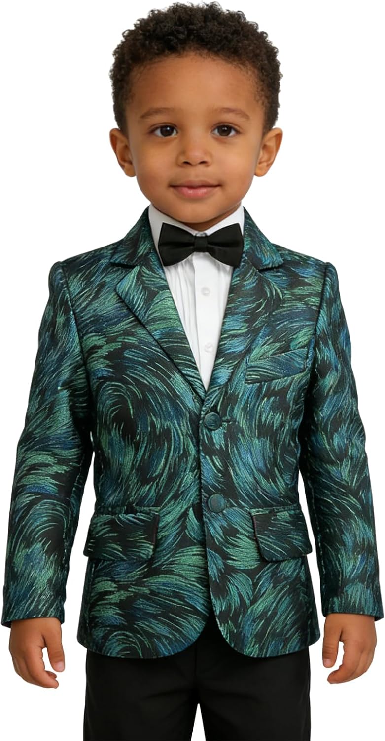 Baby Boy Clothes Suits for Toddler Infant Gentleman Outfits Embroidery Tuxedo Jacket+Bow Tie+Pants 3Pcs Baby Suit Sets