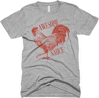 Funny Chicken Shirt Awesome Sauce Tshirt Vintage Chili Shirt Rooster Shirt Graphic Tees Humorous Shirts