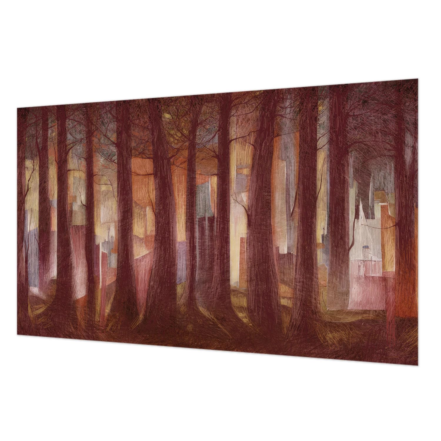 Papier peint mural haute qualité 416x254 cm intissé - Panorama paysage mystérieux mural
