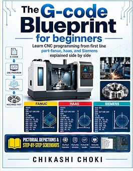THE G-CODE BLUEPRINT FOR BEGINNERS Learn CNC programming from first line part-fanuc, haas, and Siemens explained side by side