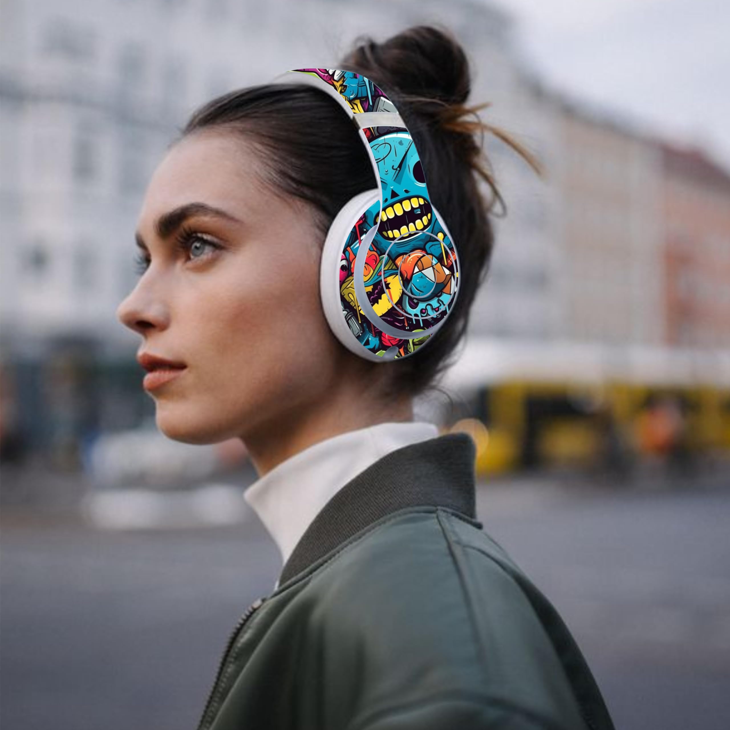 Amazon.com: Sticker Cover Compatible with Beats Solo 3, Hippie Art