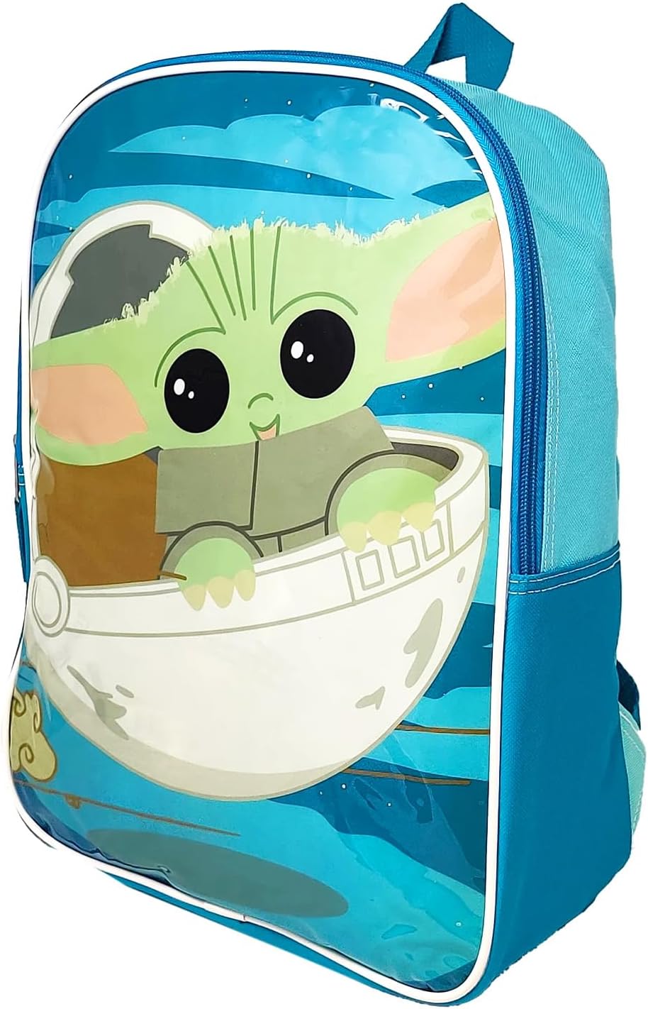 STAR WARS Baby Yoda Backpack and Lunch Box Set - Bundle with 15" Grogu School Bag, Insulated Lunch Bag, Water Bottle, Stickers, More | Mandalorian School Backpack for Kids - Image 5