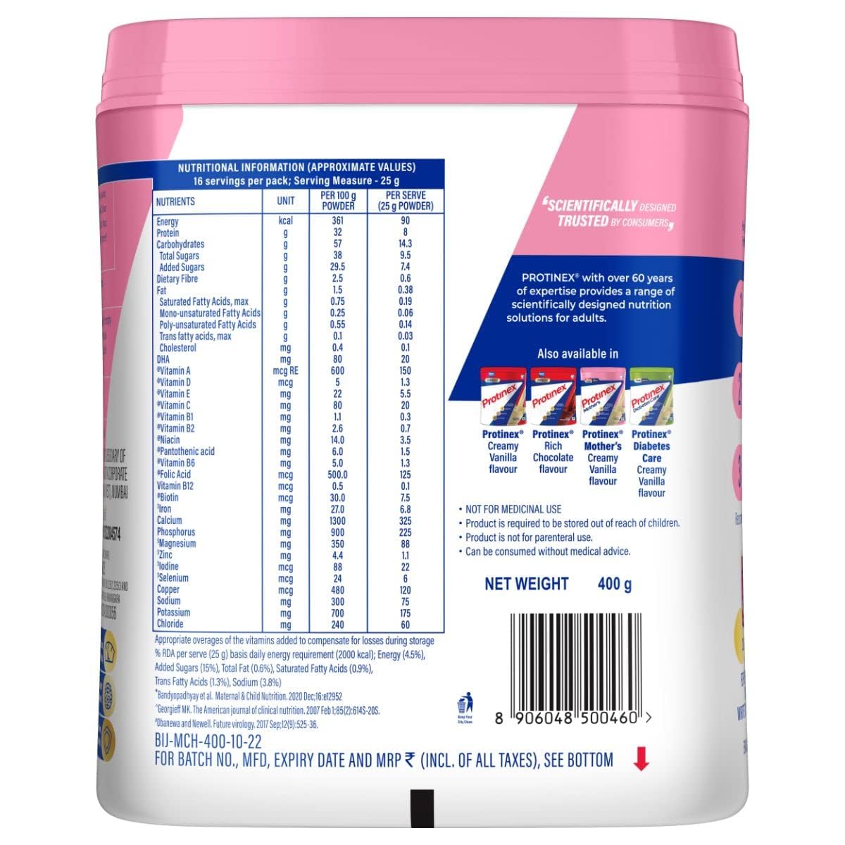 Protinex Mother's Nutritional Drink - (Chocolate Flavor, 400 Gms