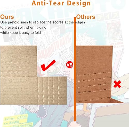 Miniatura 3 de CH-BOX Paquete de 200 sobres de cartón de 11 18 pulgadas x 8 58 pulgadas x 2 pulgadas, cajas de envío fáciles de plegar, tamaño carta ajustable en