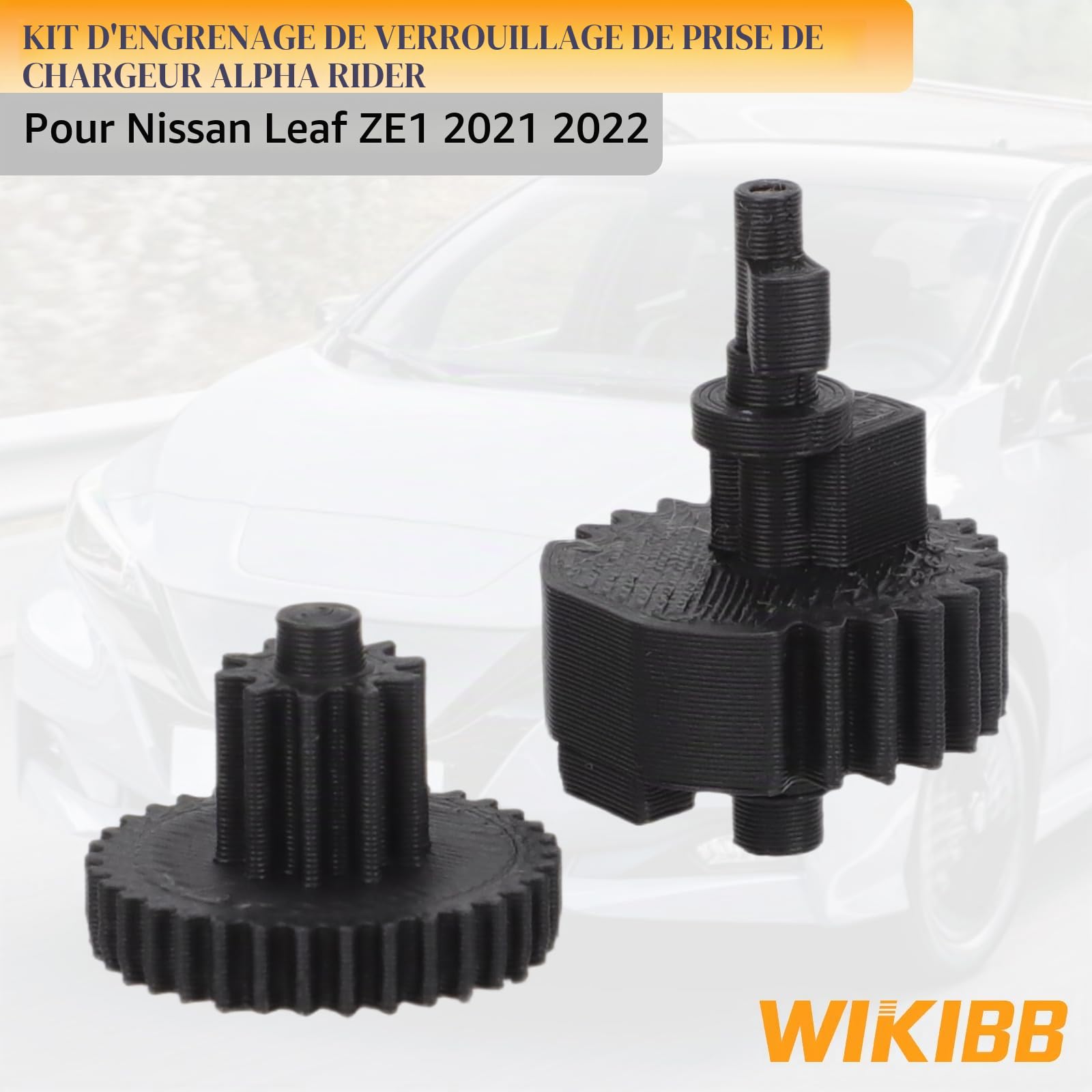 Kit d'engrenage de verrouillage de prise de chargeur pour Nissan Leaf ZE1 2021 2022, remplacement pour 253E0-5sH0C 253E0-5sH1C Verrou de port de charge fixe