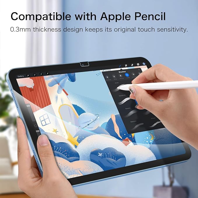 FINTIE Protector de Pantalla para iPad 11 Gen 11 Pulg miniatura 6