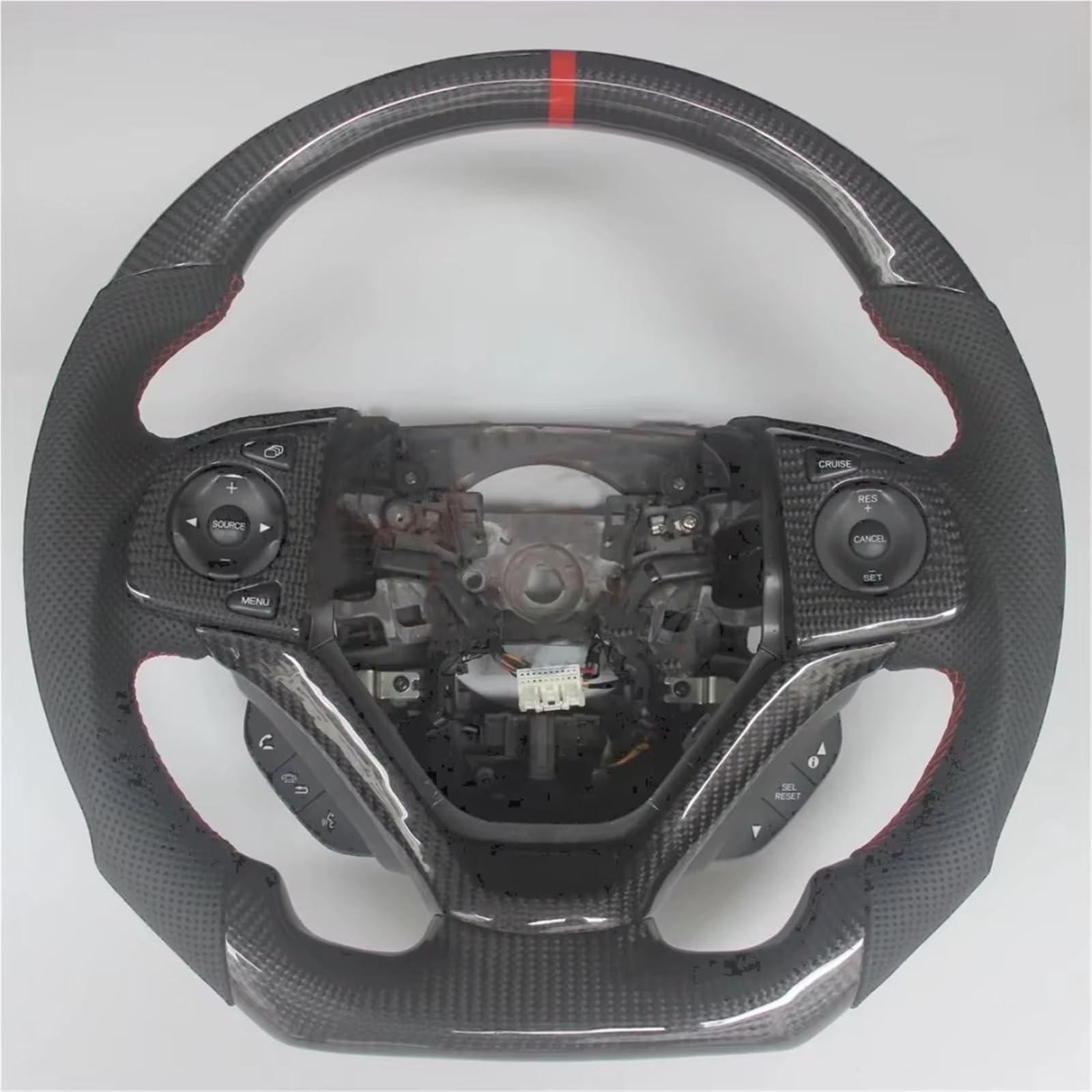 modifica dell'auto Compatibile Con CR-V 2012 2013 2014 2015 2016 Volante Di Ricambio In Fibra Di Carbonio Racing Sport Wheel Accessori Per Auto
