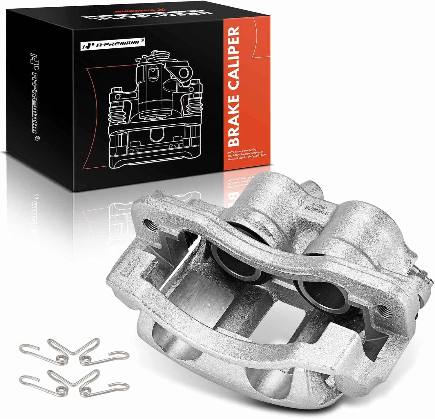 A-Premium Disc Brake Caliper Assembly with Bracket Compatible with Dodge Sprinter 2500 2003-2006, Sprinter 3500 2003-2006 & Freightliner Sprinter 2500 2002-2006, Sprinter 3500 2002-2006