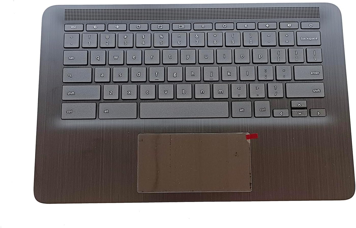 Replacement for HP Chromebook 14 G7 CB E 14 G7 CElN4500 Laptop Upper Top Cover Case Palmrest Not-Backlit Keyboard Touchpad Assembly Part M47207-001 Black