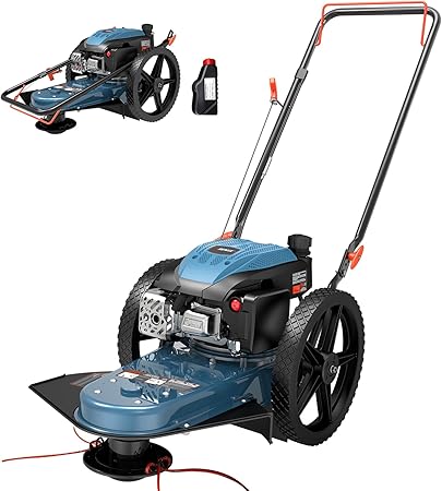 SENIX 22 Inch Walk Behind String Trimmer, 160cc 4-Cycle Engine