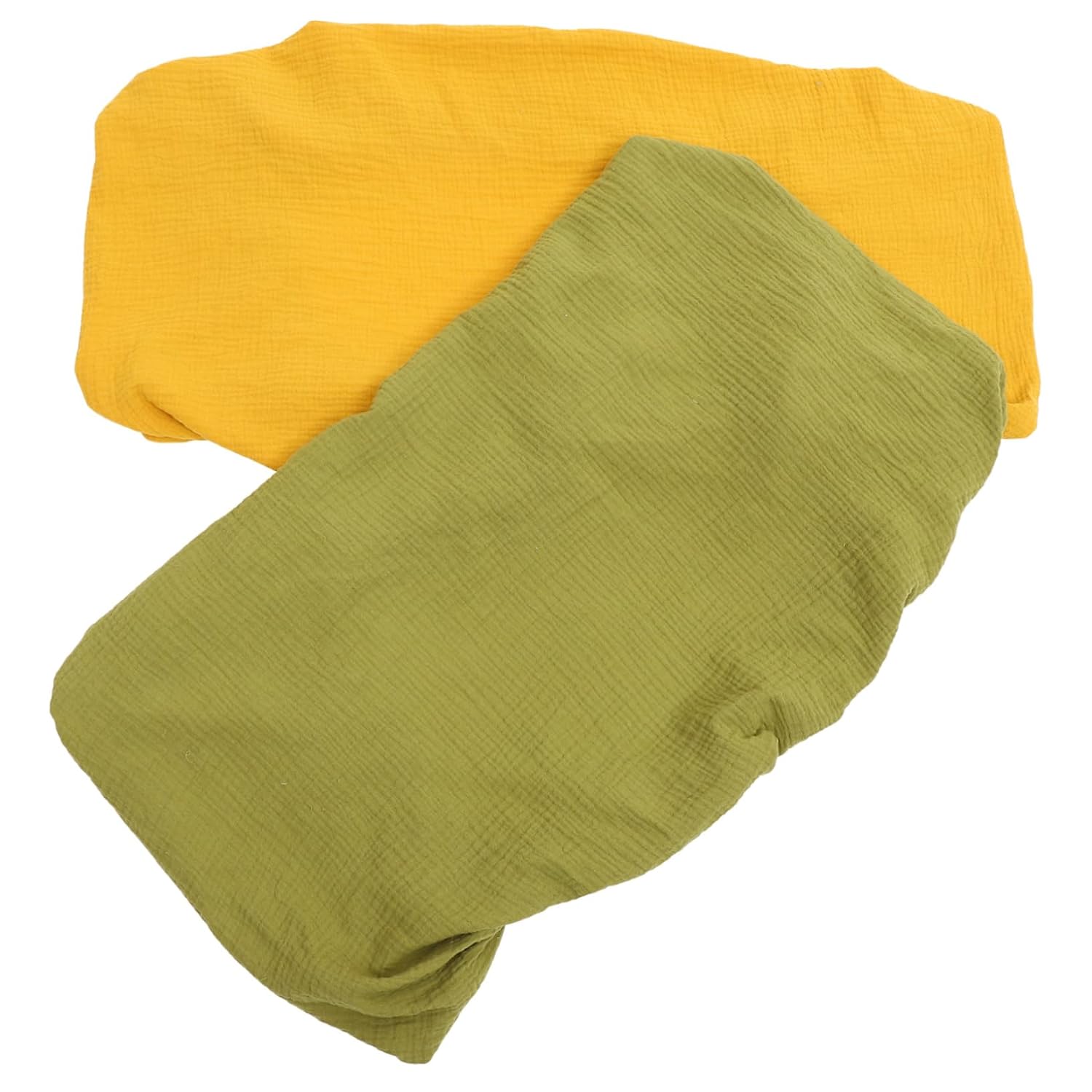 VICASKY 2pcs Changing Pad Covers for Removable Washable Changing Table Sheet Soft Blend Ginger Fits Pads Safe Breathable