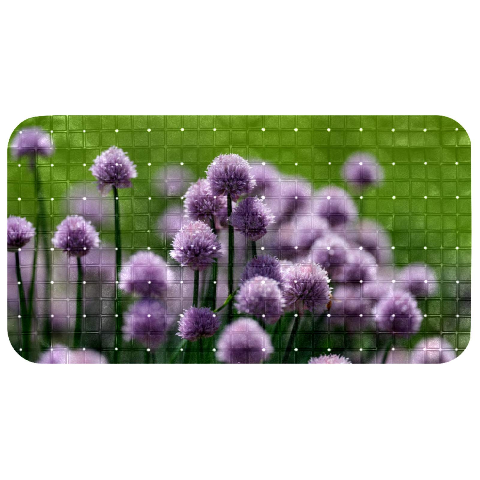 Tapis de douche antidérapant de qualité supérieure aux dimensions parfaites de 37,3 x 68,3 cm