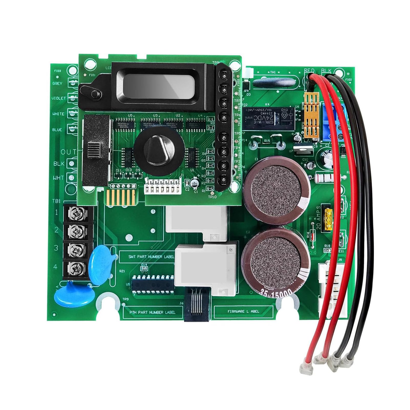 Jeffergarden Placa de Clorador Salino, GLX PCB RITE para AquaRite T-Cell