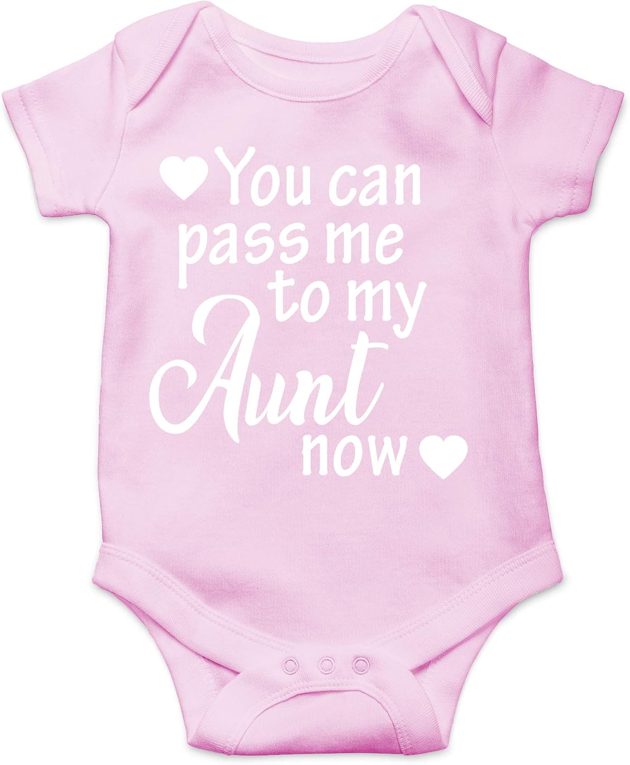CBTwear You Can Pass Me to My Aunt Now - Baby Clothes - Funny Newborn Bodysuit Outfits for Boys and Girls