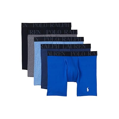 Polo Ralph Lauren 5 Pack Stretch Fit Classic Boxer Briefs Men