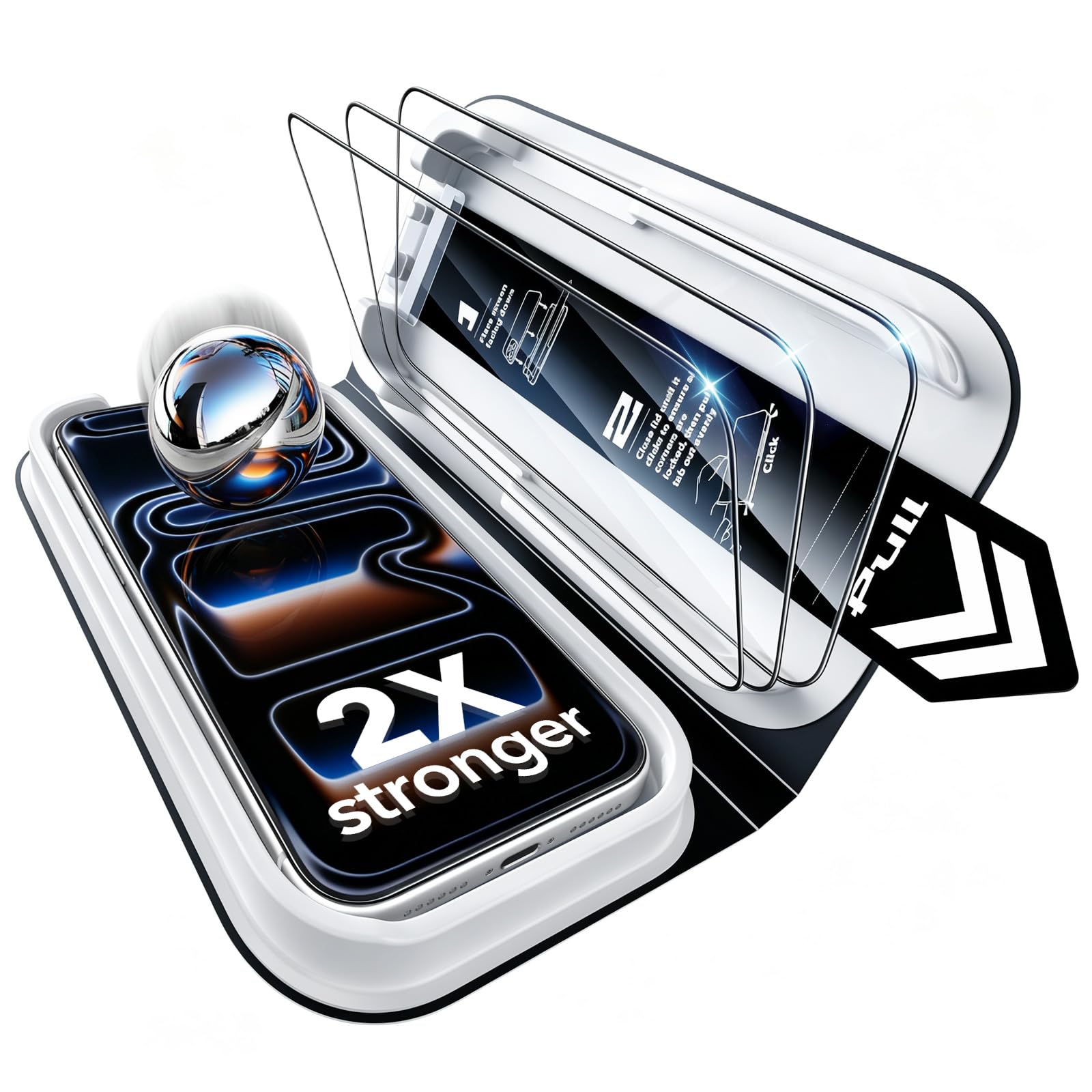 Photo 1 of ESR Screen Protector for iPhone 17 Pro Max (3 Pack)