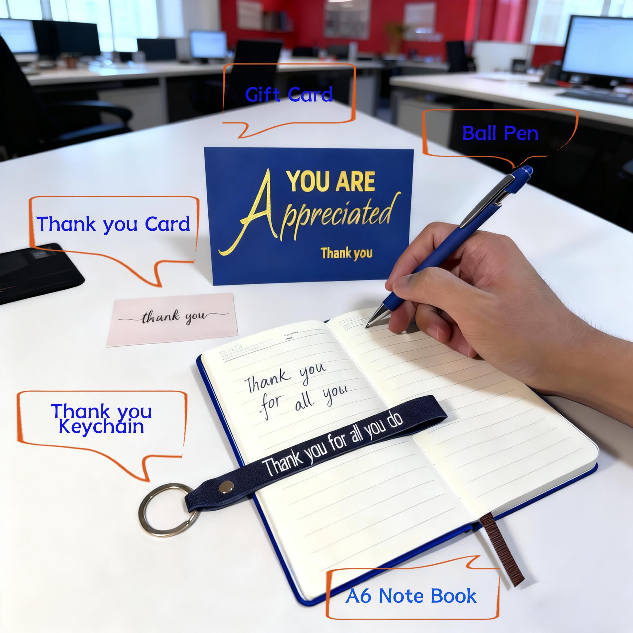 Regalos de agradecimiento para empleados, regalos de agradecimiento para hombres, compañeros de trabajo, cesta de regalo para hombres, cesta de agradecimiento para mentores de equipo, amigos, líderes