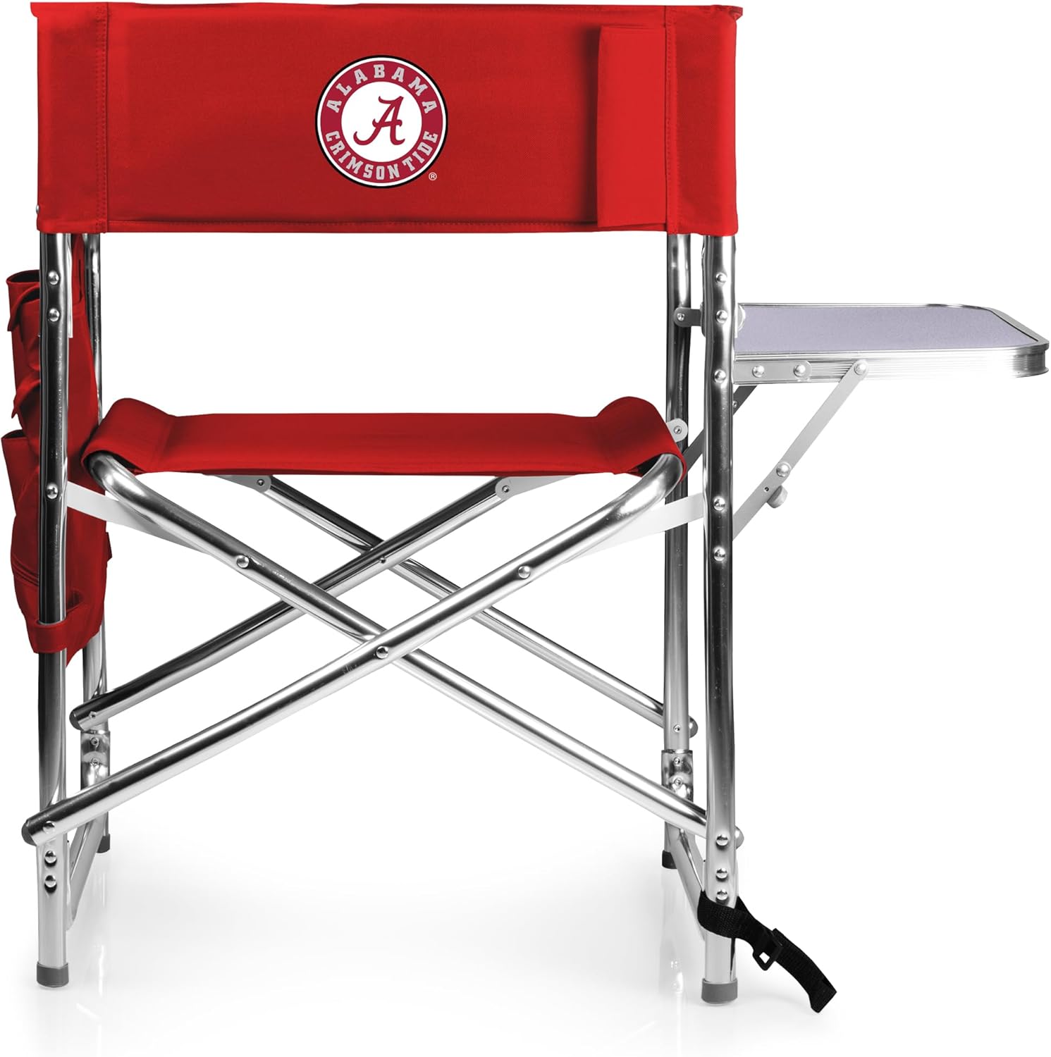 PICNIC TIME NCAA Texas A&M Aggies Sports Chair with Side Table - Beach Chair - Camp Chair for Adults