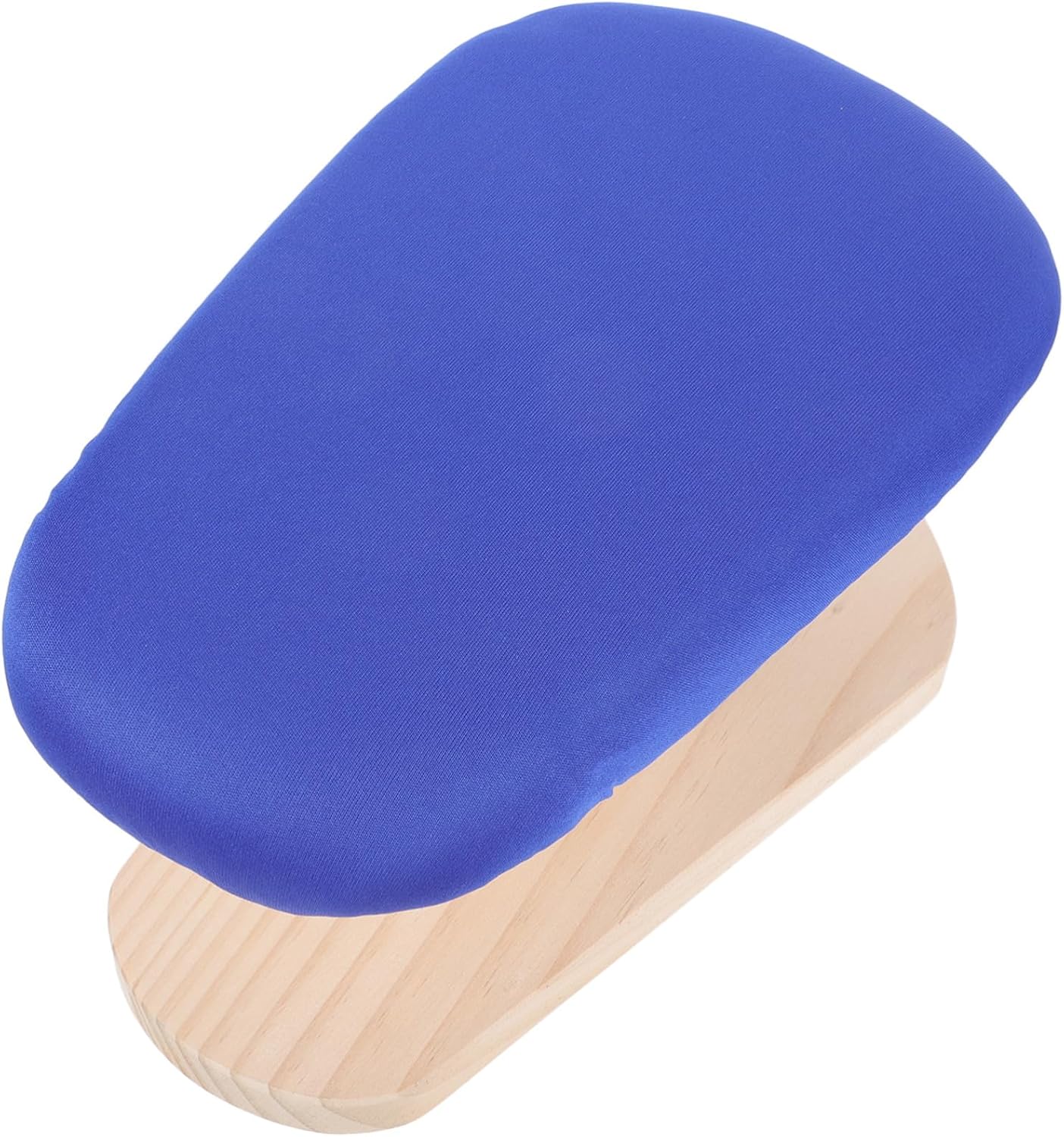DOITOOL Portable Wood Ironing Stool Heat-Resistant Cloth Cover Compact Stable Ironing Desk Pad for Home Dorm and Tailoring Use Lightweight Design with Firm Base