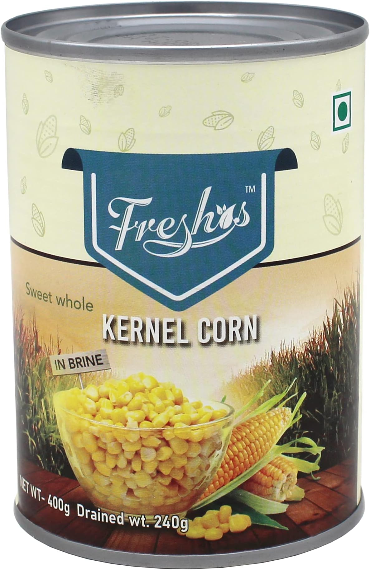 Freshos Corn Kernals in Brine, 400g