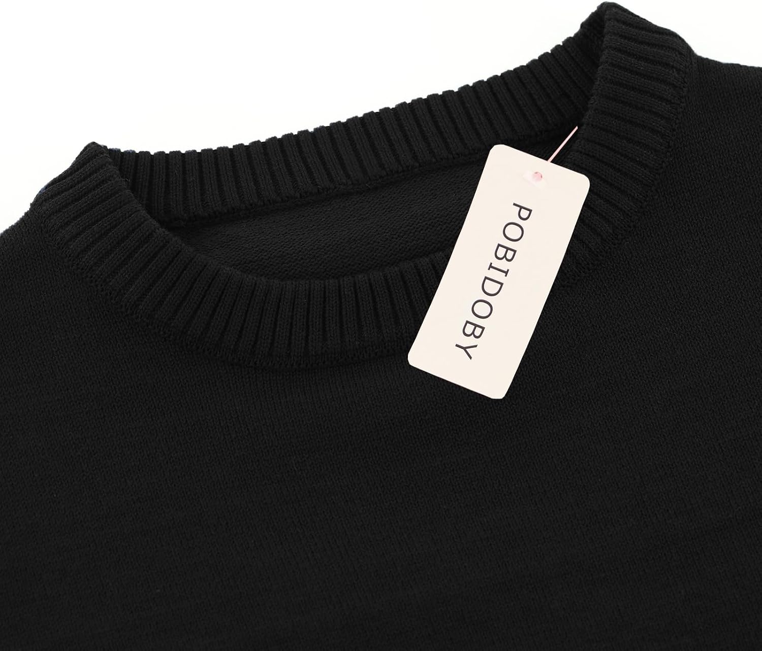 POBIDOBY Sweater for Girls & Boys, Purcotton Pullover Knit Sweater for Uniform
