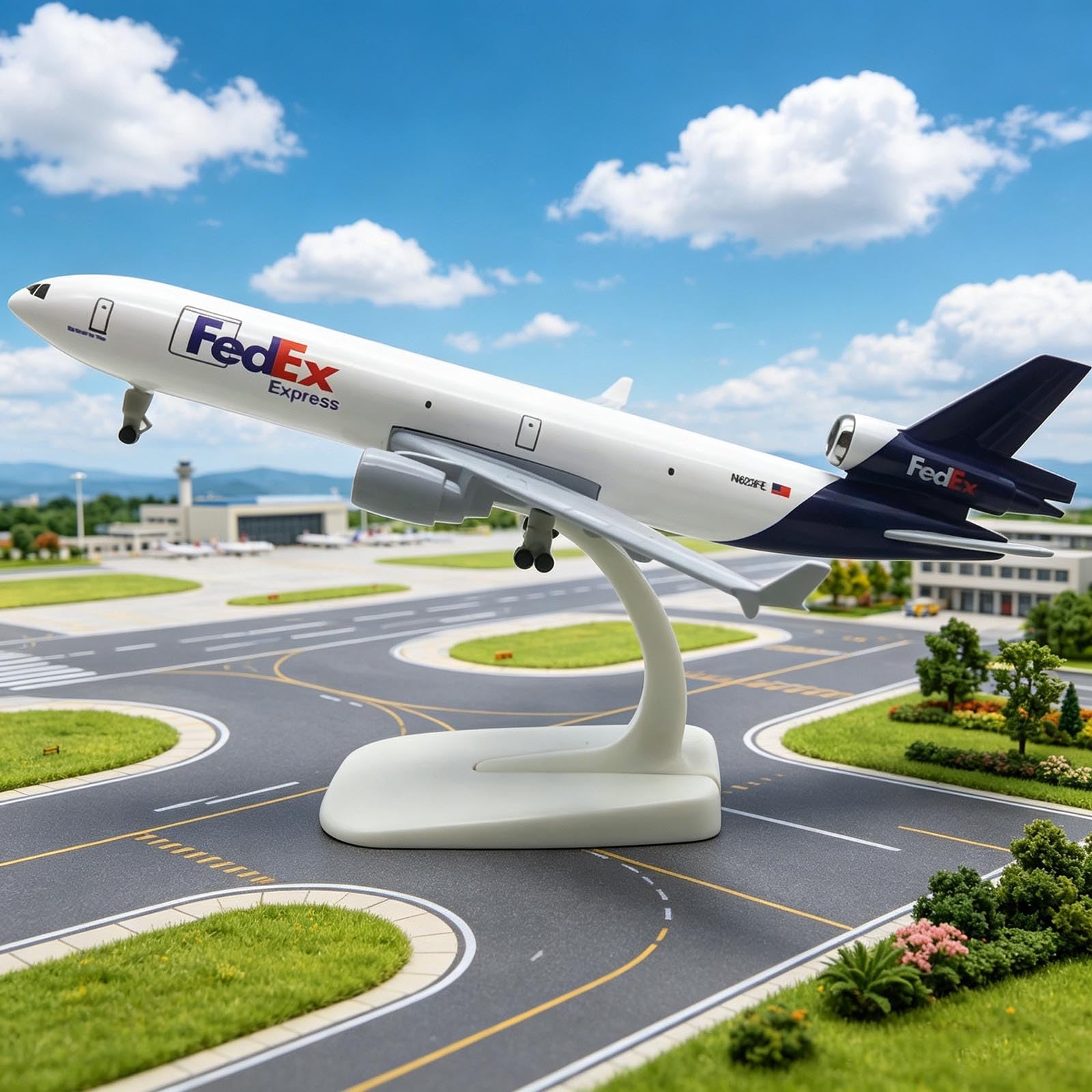 Amazon | 1:400 MD-11 エアラインズ 飛行機モデル シミュレーション