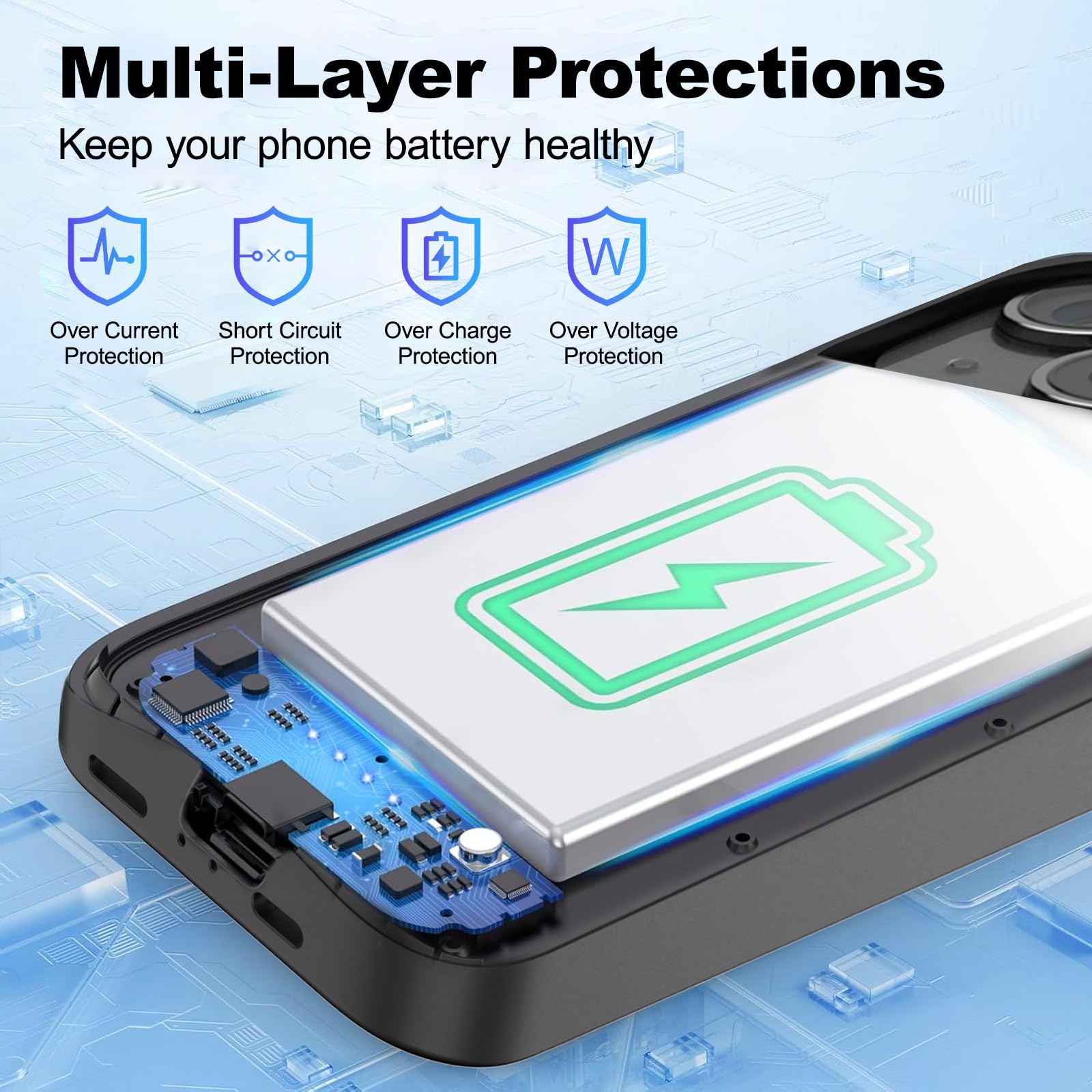 Funda Con Batería Tyhdghj Para iPhone 15 Pro Max 8500 Mah | Cuotas sin interés