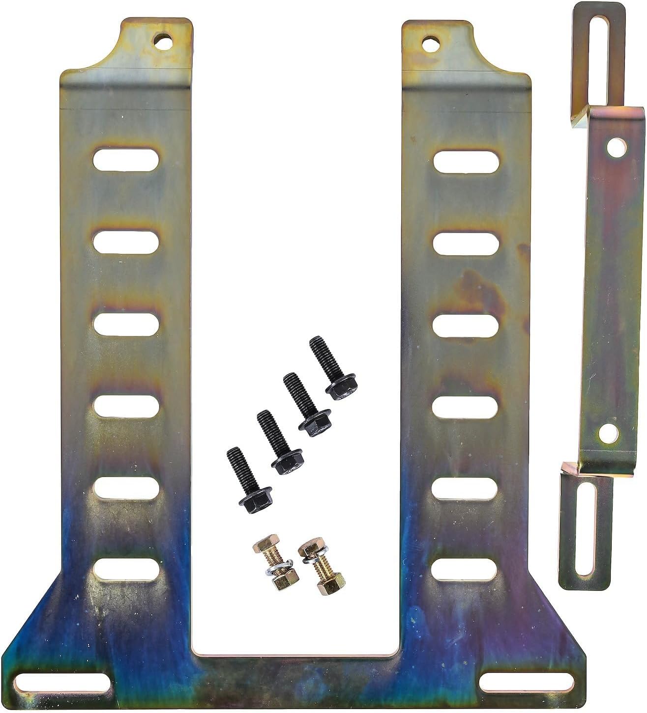 JEGS Steel Seat Mount | Fits 1979-2004 Ford Mustang | Made In USA | 3/16� Thick | Designed For Bottom Mount Seats | Can Be Used With Side Mount Seats With The Purchase Of Side Mount Seat Brackets