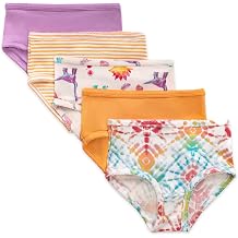 Burt's Bees Baby Girl's Briefs Pack of 5