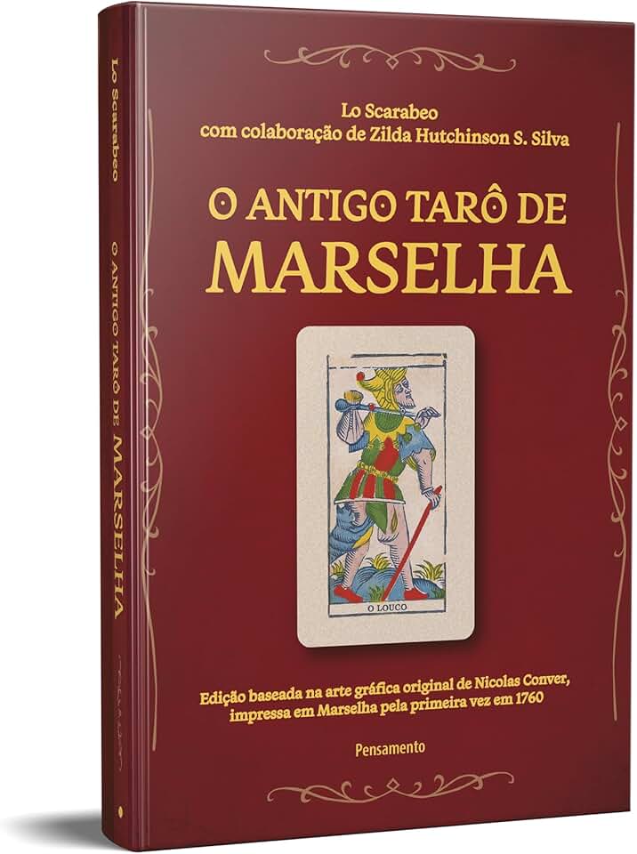 Antigo Tarô de Marselha - Caixa com Livro + 78 Cartas